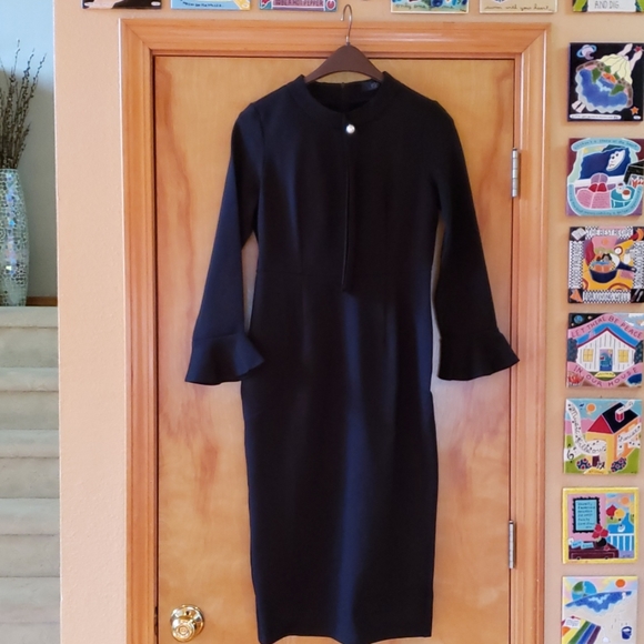 STYLEWE Dresses & Skirts - STYLEWE black dress w/bell sleeves size m